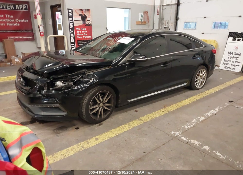 2017 HYUNDAI SONATA SPORT 2.0T VIN: 5NPE34AB9HH557394