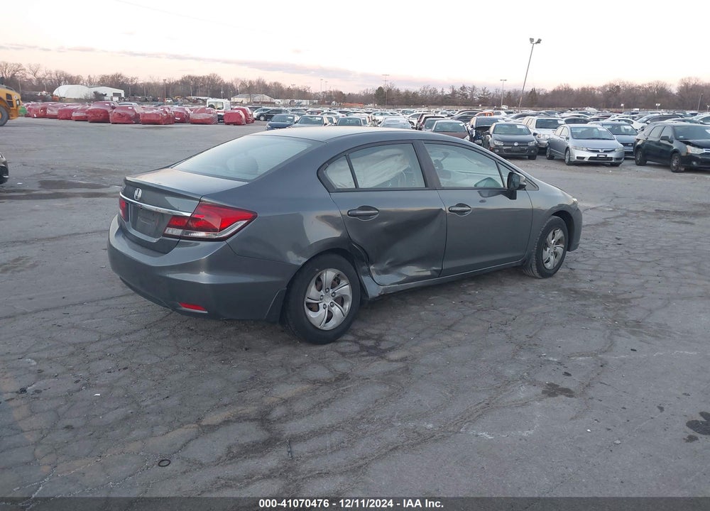 2013 HONDA CIVIC VIN: 19XFB2F54DE002916
