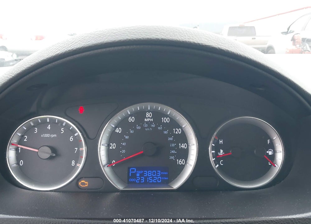 2009 HYUNDAI SONATA GLS VIN: 5NPET46C09H471510