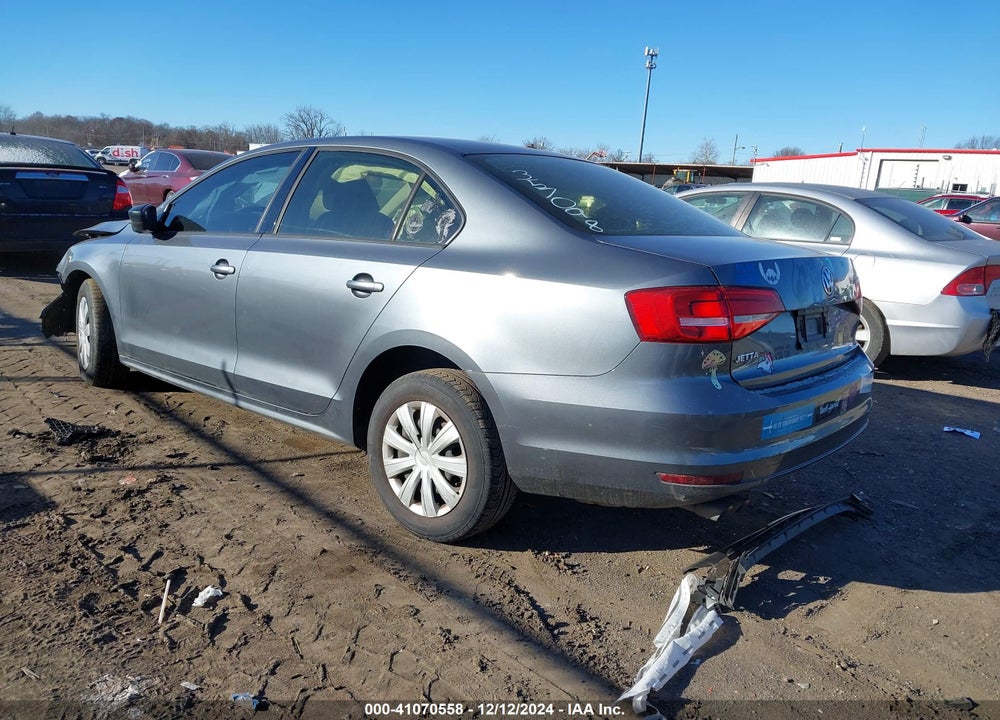 2015 VOLKSWAGEN JETTA 2.0L S VIN: 3VW2K7AJ9FM357098