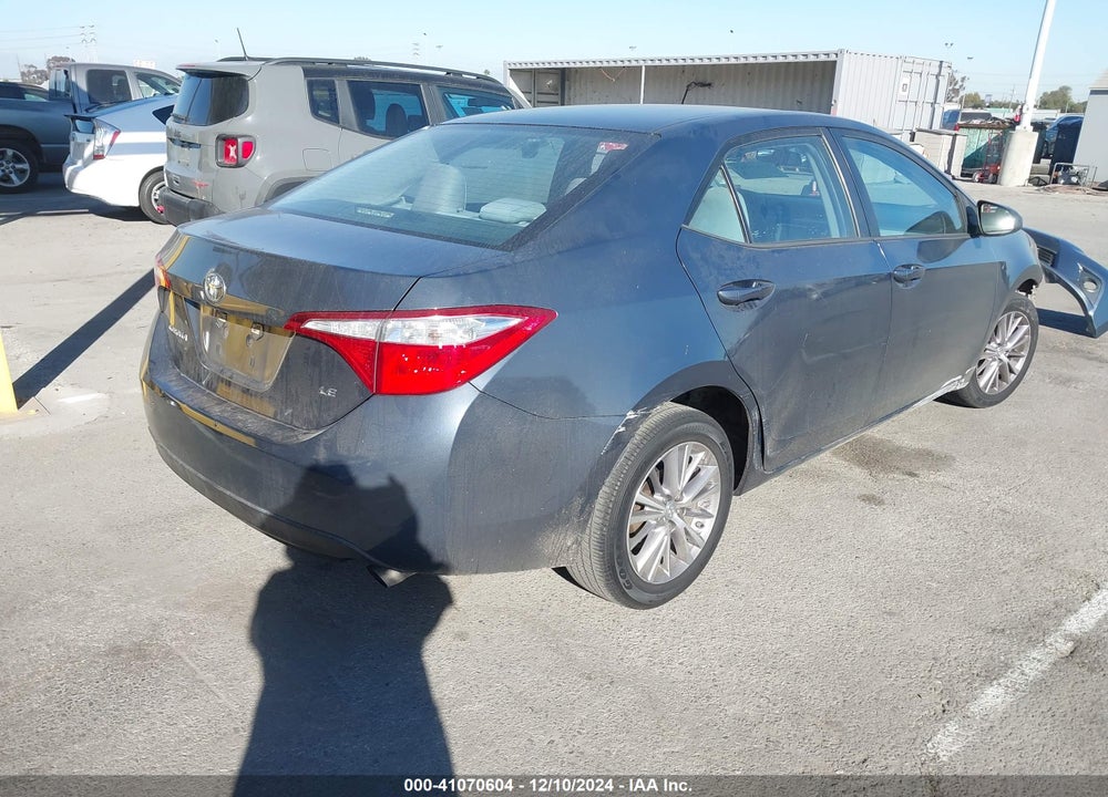 2014 TOYOTA COROLLA LE PLUS VIN: 5YFBURHE8EP088715