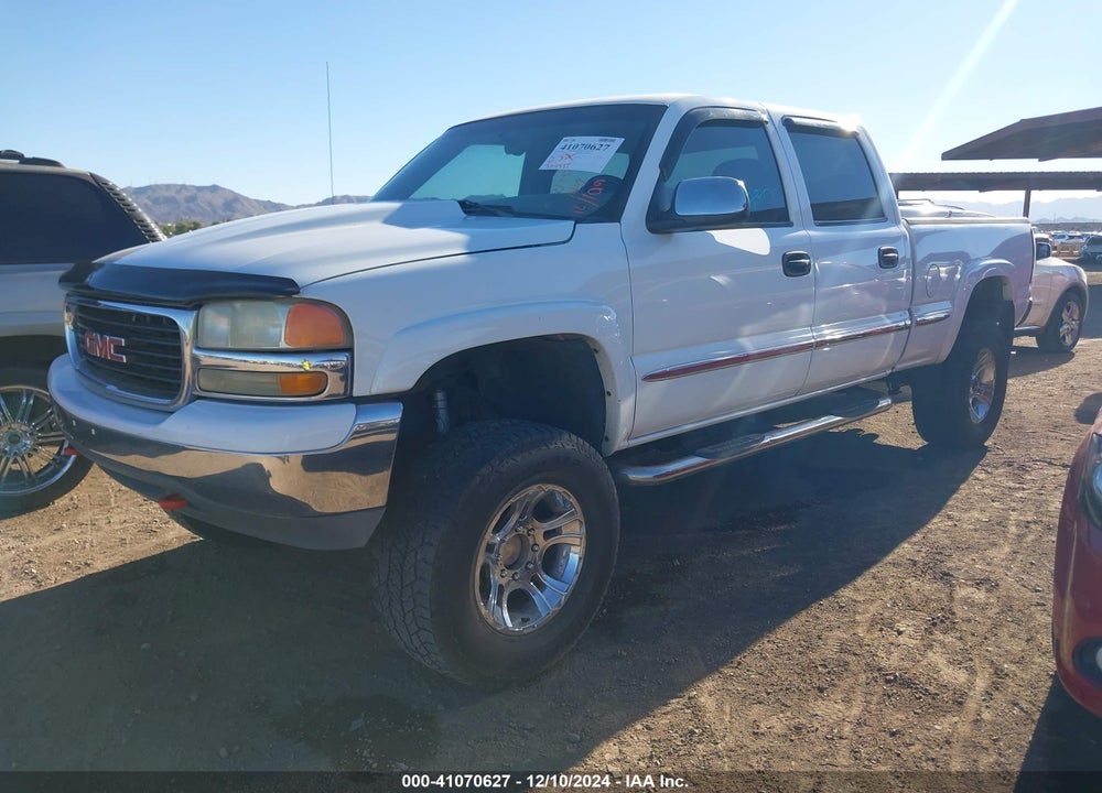 2002 GMC SIERRA 1500HD SLE VIN: 1GTGK13U22F212525