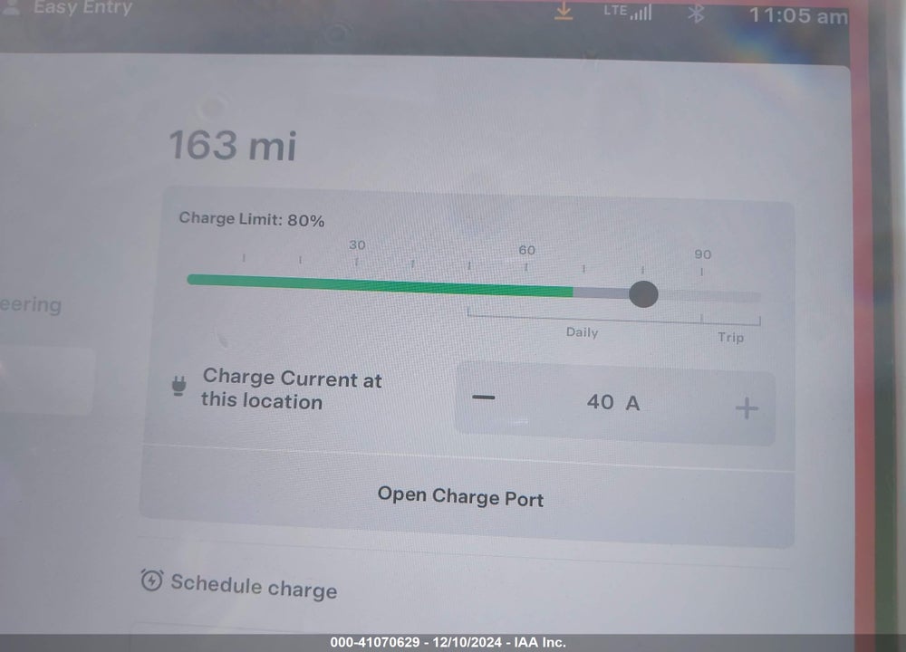 2014 TESLA MODEL S P85 VIN: 5YJSA1H19EFP31852