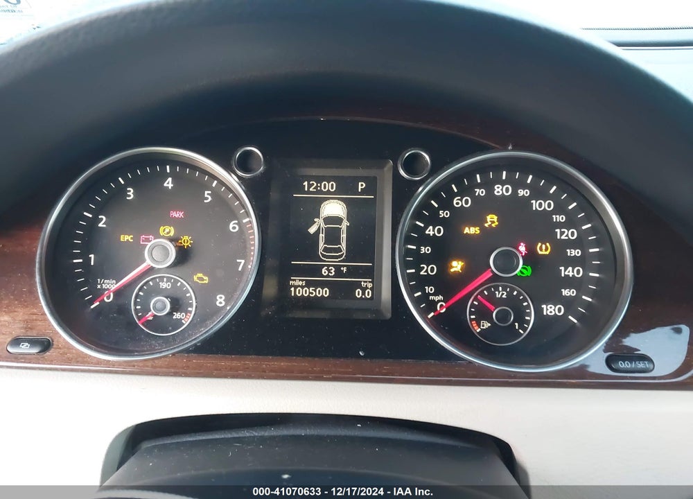 2012 VOLKSWAGEN CC LUX PLUS VIN: WVWHN7AN5CE550048