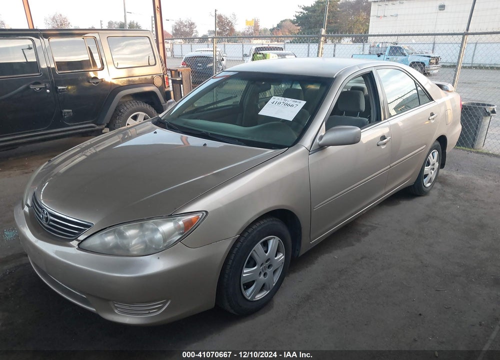 2005 TOYOTA CAMRY LE VIN: 4T1BE32K05U051892