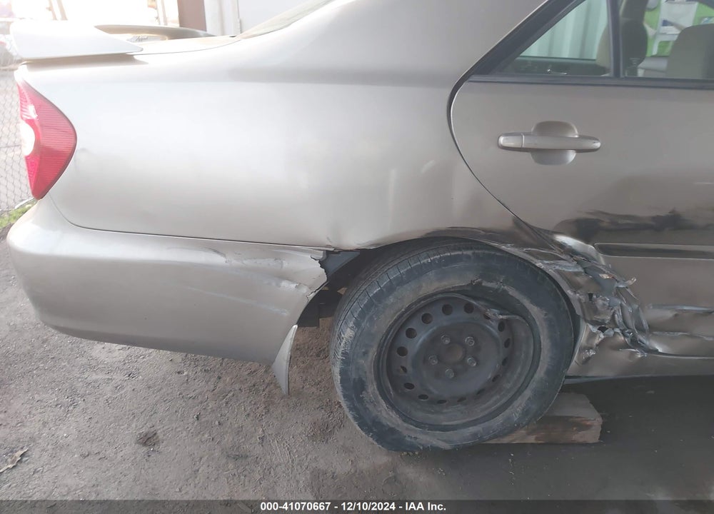 2005 TOYOTA CAMRY LE VIN: 4T1BE32K05U051892