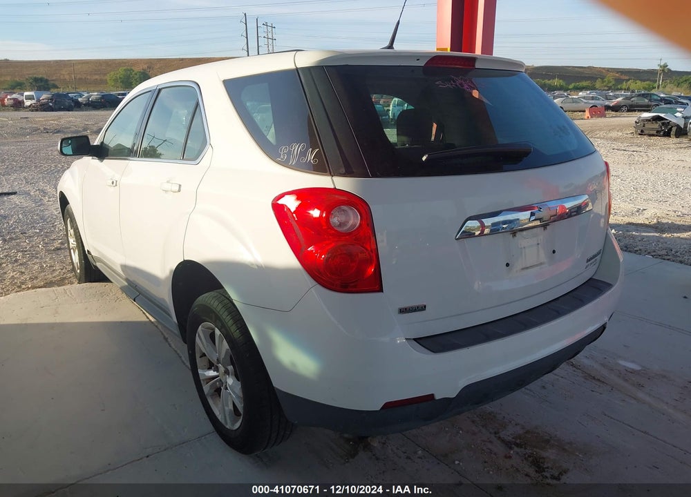 2012 CHEVROLET EQUINOX LS VIN: 2GNALBEK9C1194576