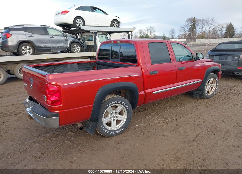 2007 DODGE DAKOTA LARAMIE VIN: 1D7HW58P37S184239