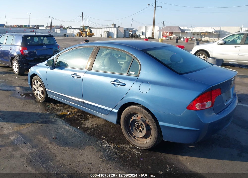 2008 HONDA CIVIC LX VIN: 1HGFA165X8L018680
