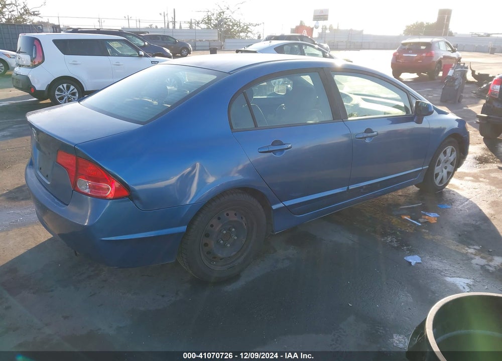 2008 HONDA CIVIC LX VIN: 1HGFA165X8L018680