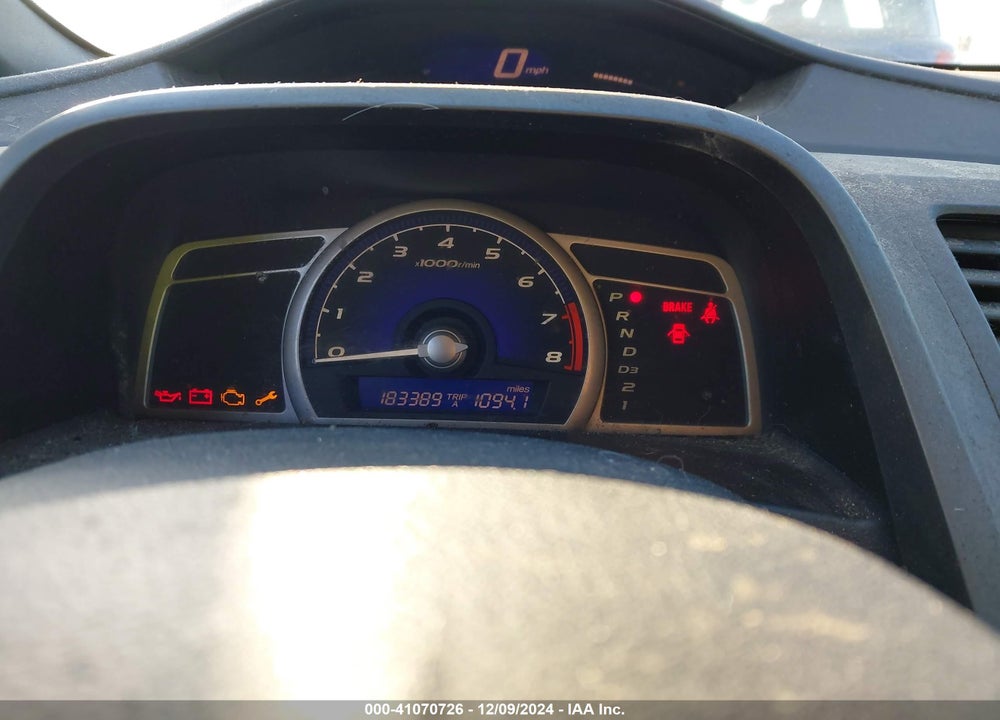 2008 HONDA CIVIC LX VIN: 1HGFA165X8L018680