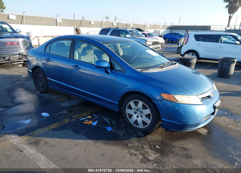2008 HONDA CIVIC LX VIN: 1HGFA165X8L018680