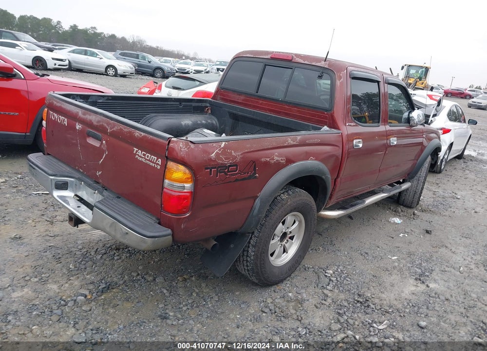 2001 TOYOTA TACOMA PRERUNNER VIN: 5TEGM92N31Z770677
