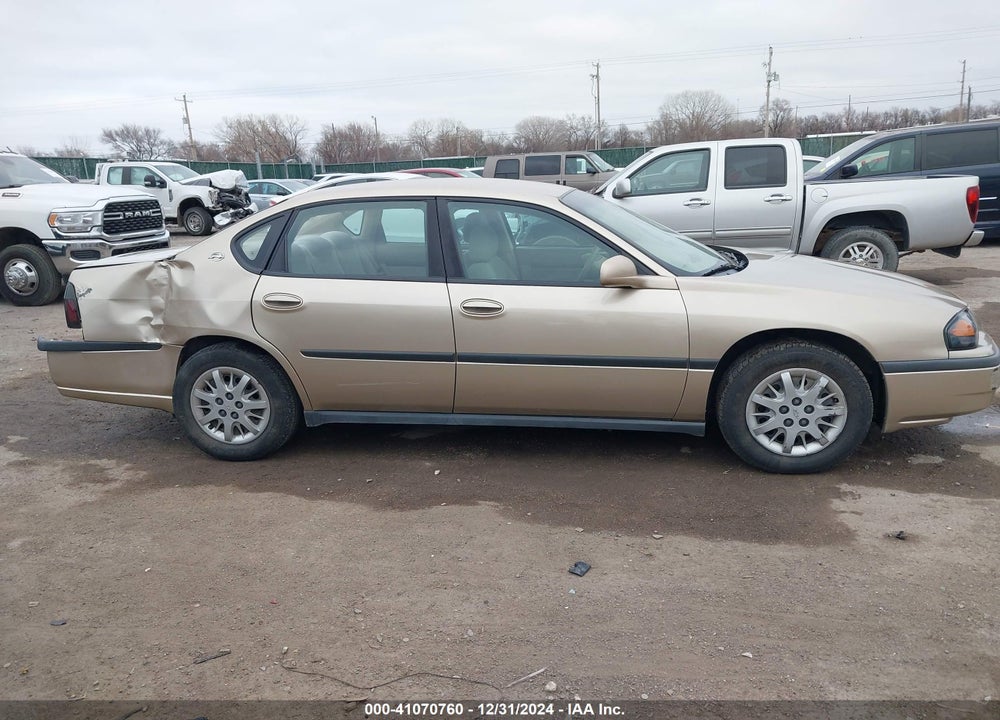 2005 CHEVROLET IMPALA VIN: 2G1WF52E059289286