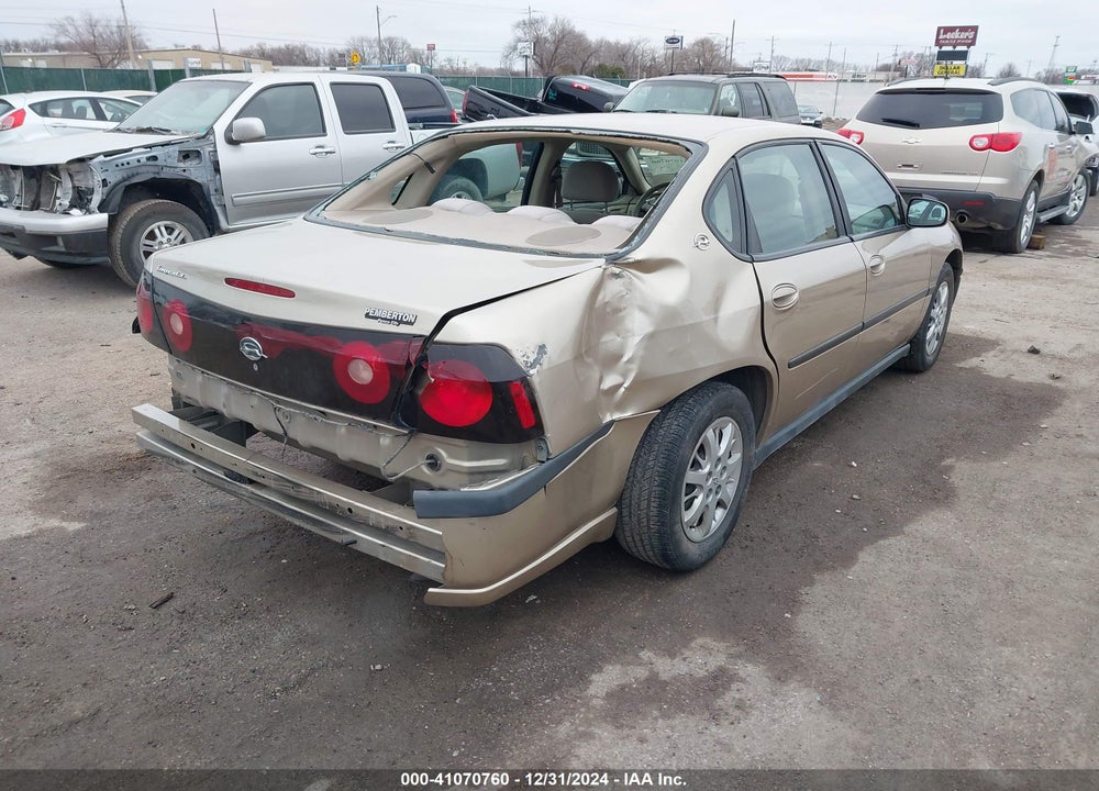 2005 CHEVROLET IMPALA VIN: 2G1WF52E059289286