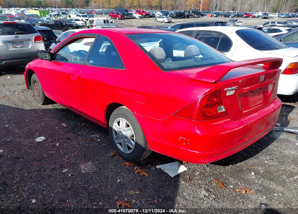 2003 HONDA CIVIC LX VIN: 1HGEM225X3L028276