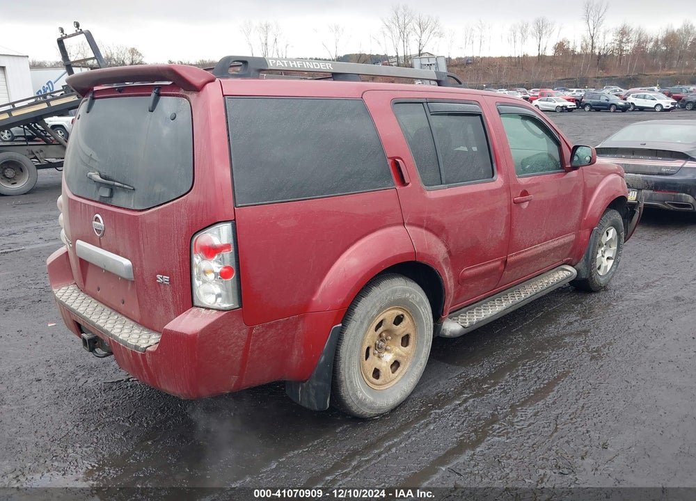 2006 NISSAN PATHFINDER S VIN: 5N1AR18W36C635855