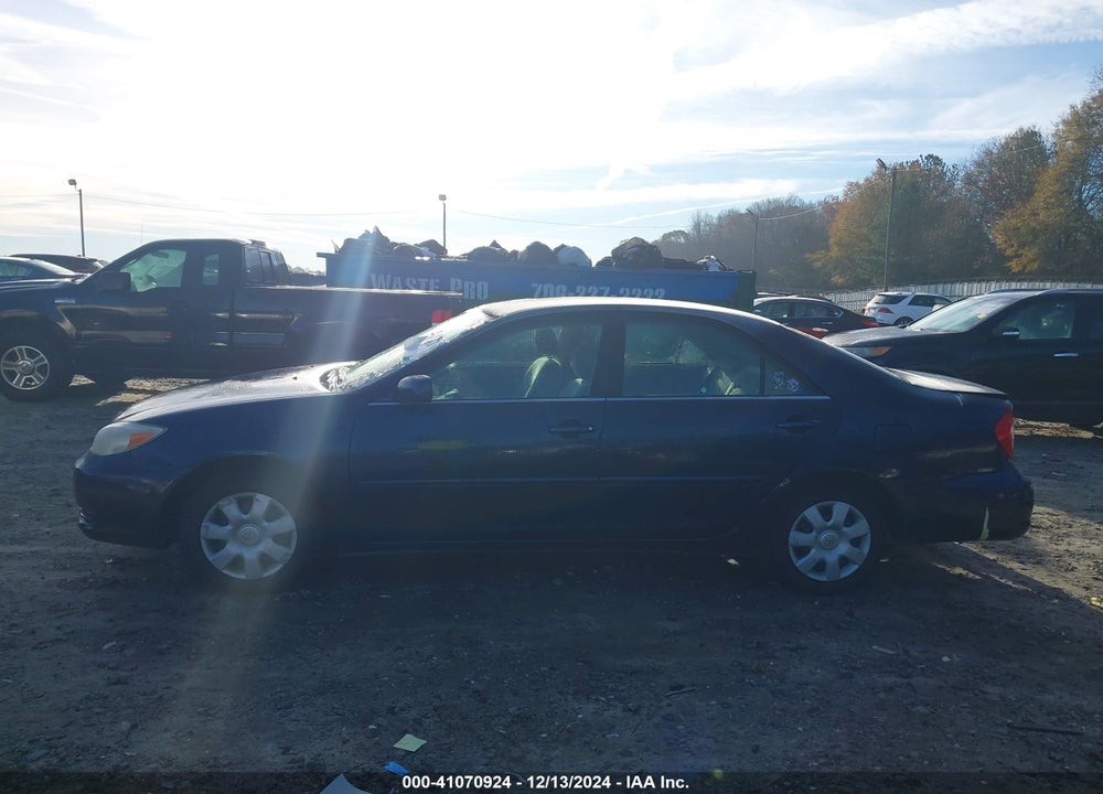 2003 TOYOTA CAMRY LE VIN: 4T1BE32K63U186954