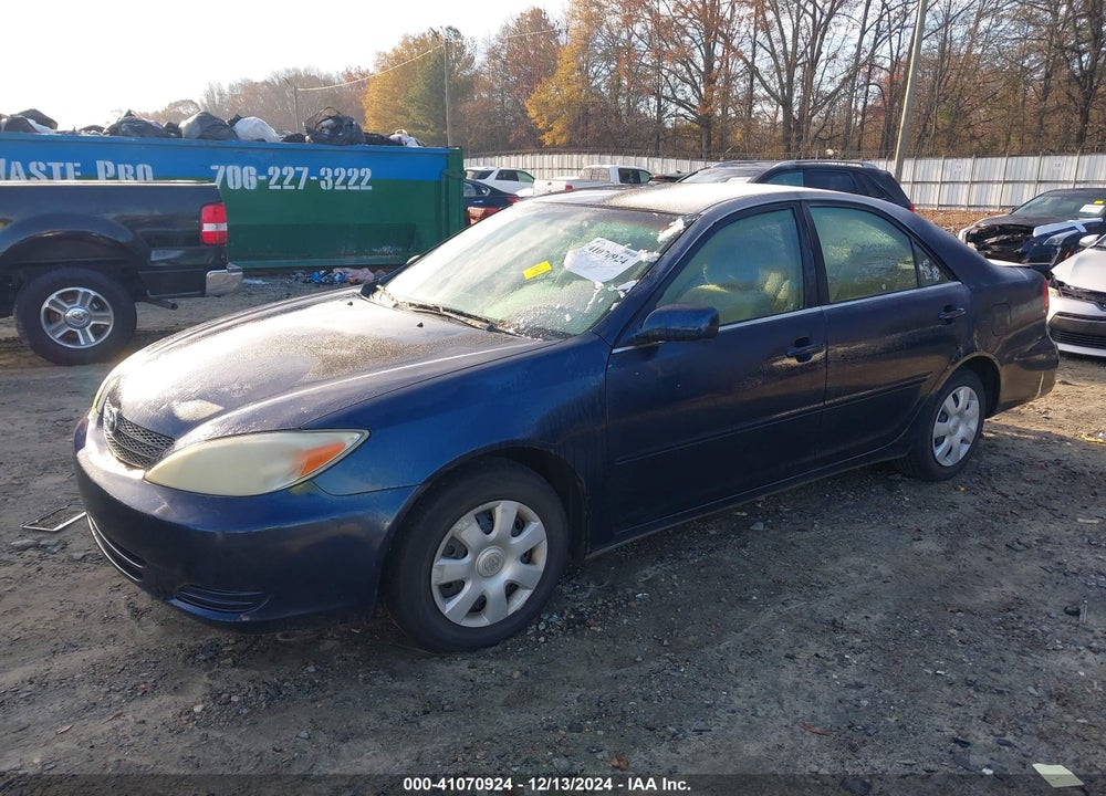 2003 TOYOTA CAMRY LE VIN: 4T1BE32K63U186954