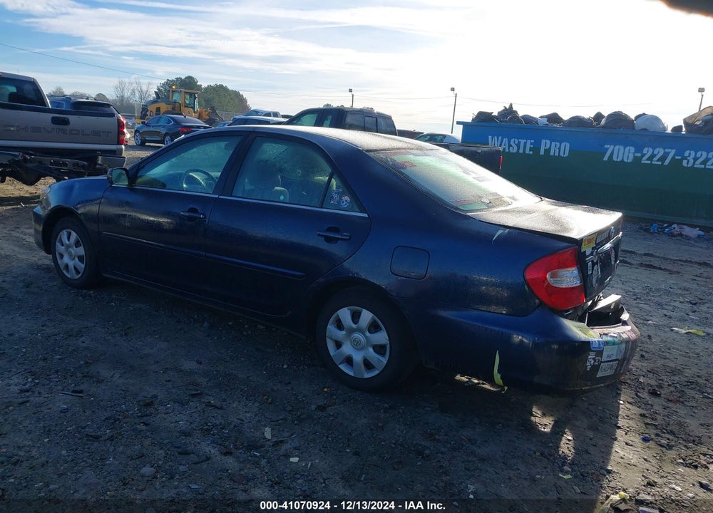 2003 TOYOTA CAMRY LE VIN: 4T1BE32K63U186954