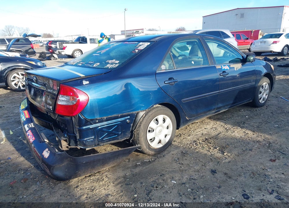2003 TOYOTA CAMRY LE VIN: 4T1BE32K63U186954