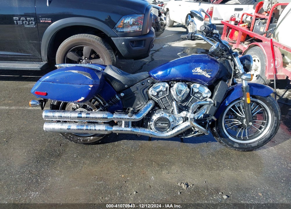 2021 INDIAN MOTORCYCLE CO. SCOUT ABS VIN: 56KMSA008M3180750