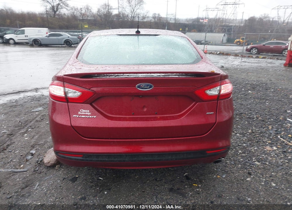 2015 FORD FUSION SE VIN: 3FA6P0H73FR202482