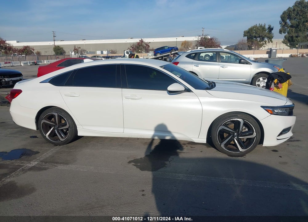 2018 HONDA ACCORD SPORT VIN: 1HGCV1F39JA058837