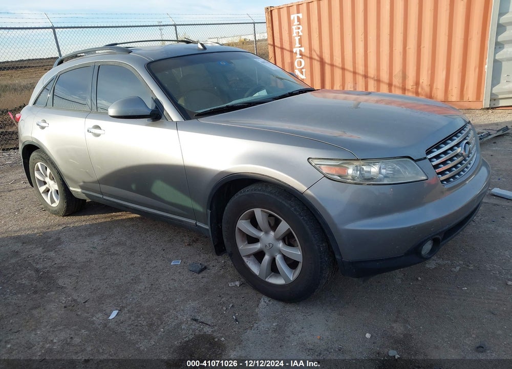 2005 INFINITI FX35 VIN: JNRAS08U15X110365