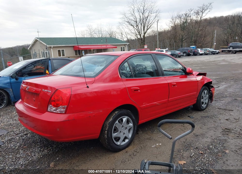 2004 HYUNDAI ELANTRA GLS/GT VIN: KMHDN46D24U818733