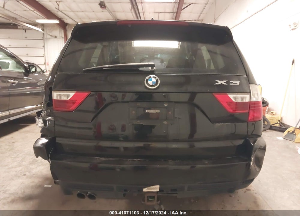 2008 BMW X3 3.0SI VIN: WBXPC934X8WJ23258