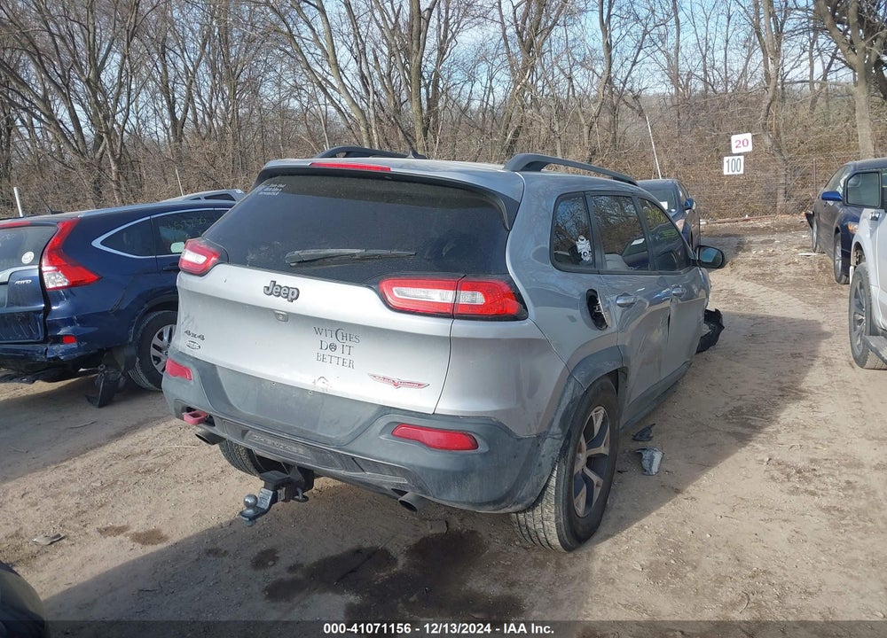 2014 JEEP CHEROKEE TRAILHAWK VIN: 1C4PJMBS9EW125326