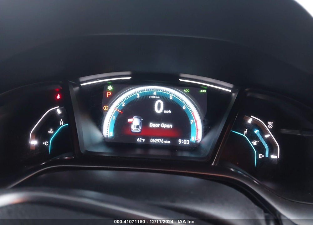 2019 HONDA CIVIC VIN: SHHFK7H60KU220361