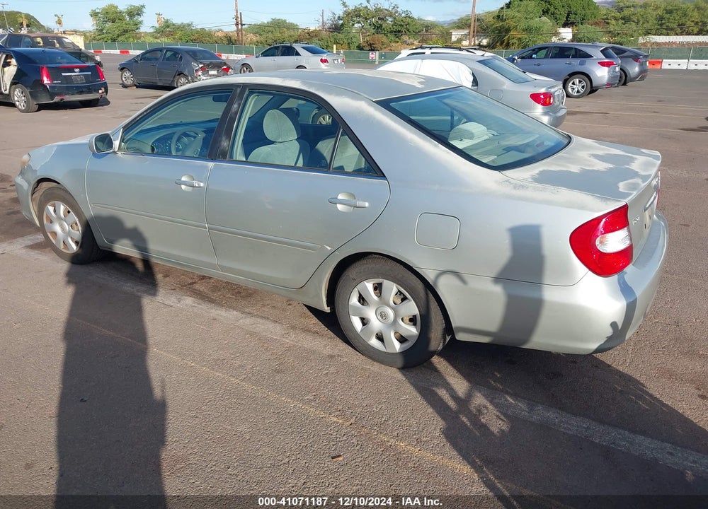 2003 TOYOTA CAMRY LE VIN: JTDBE32K230237104