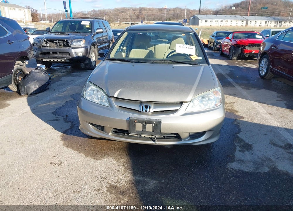 2005 HONDA CIVIC LX VIN: 2HGES16505H514542