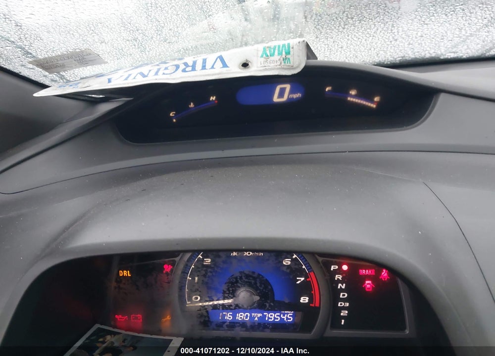 2008 HONDA CIVIC LX VIN: 2HGFG12628H521338