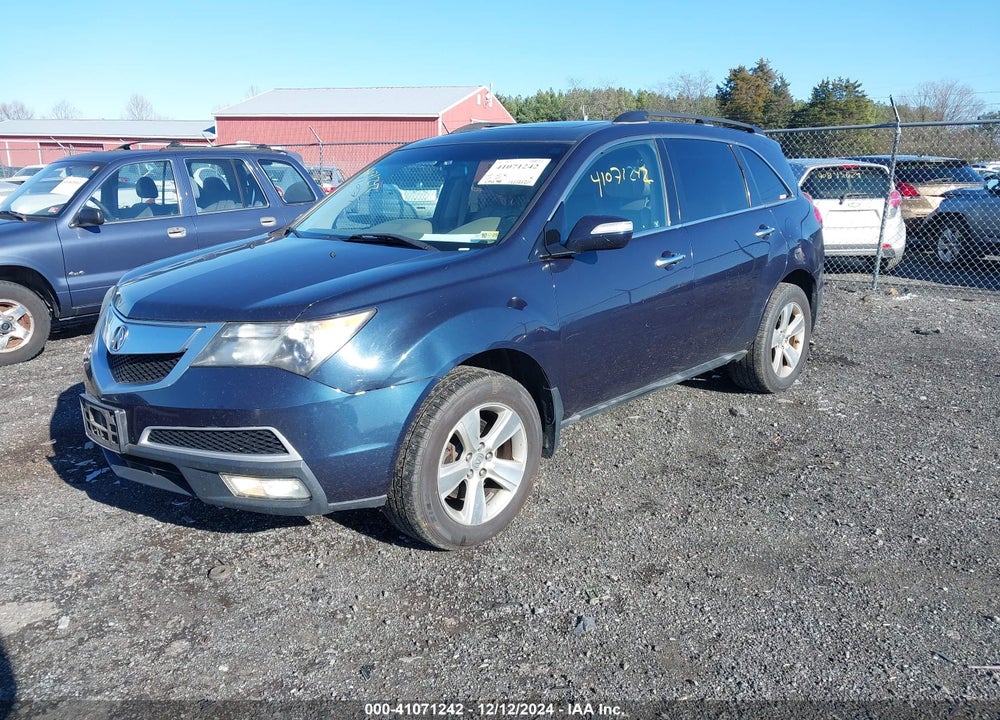 2011 ACURA MDX TECHNOLOGY PACKAGE VIN: 2HNYD2H4XBH505918
