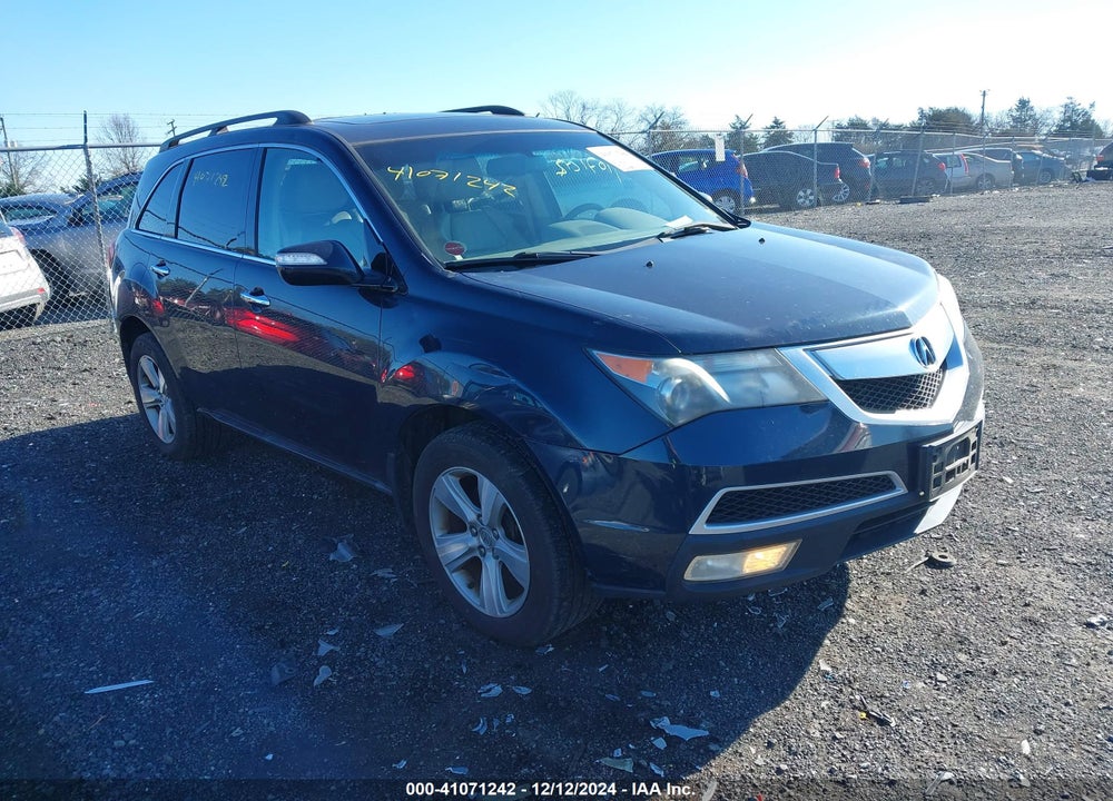 2011 ACURA MDX TECHNOLOGY PACKAGE VIN: 2HNYD2H4XBH505918