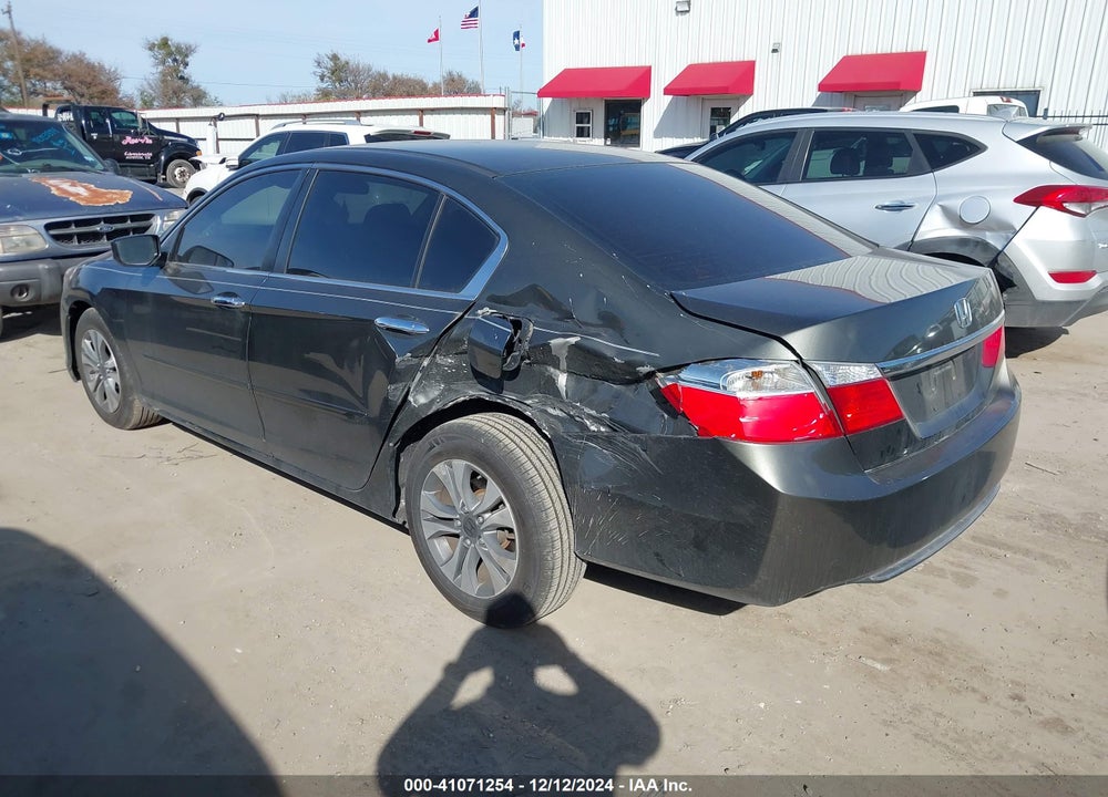 2013 HONDA ACCORD LX VIN: 1HGCR2F36DA122492