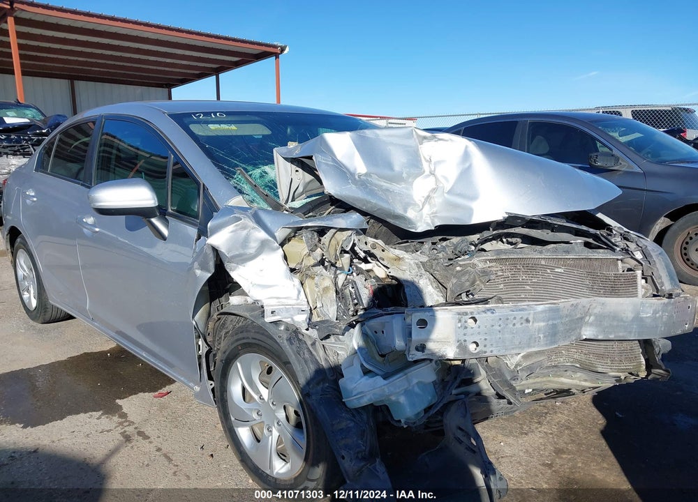 2014 HONDA CIVIC LX VIN: 2HGFB2F55EH516779