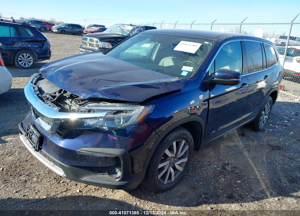 2020 HONDA PILOT AWD EX VIN: 5FNYF6H33LB055275