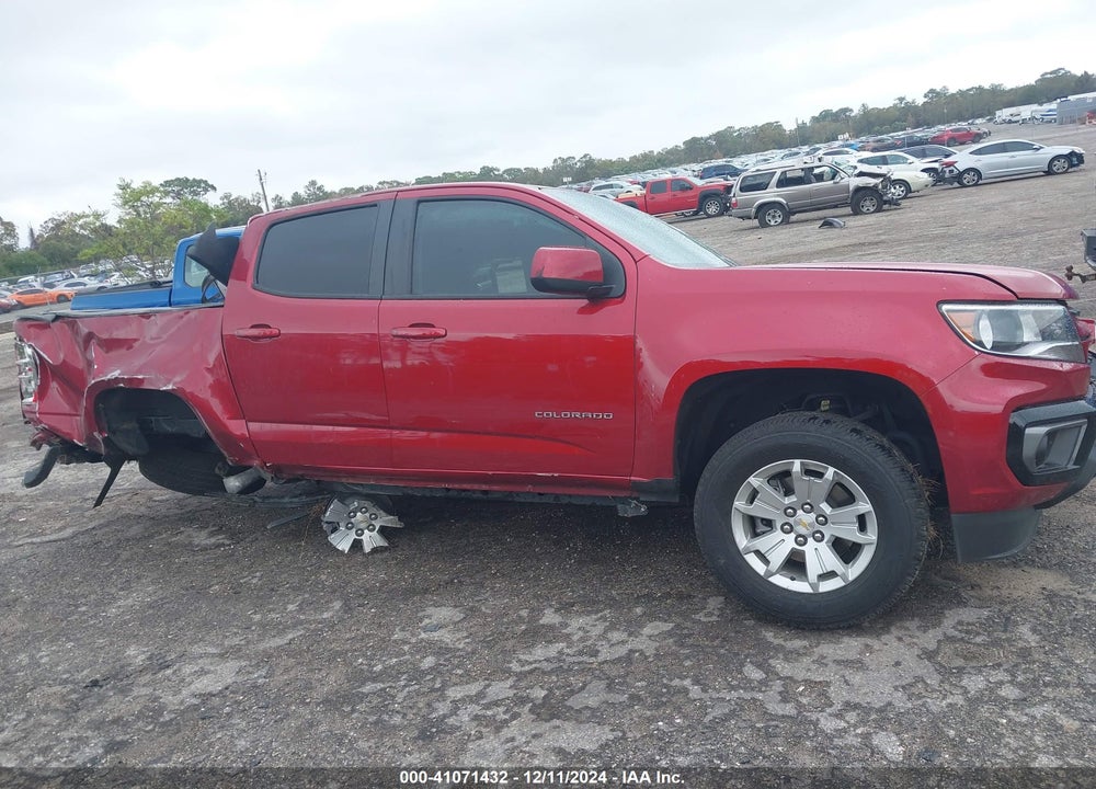 2021 CHEVROLET COLORADO 2WD SHORT BOX LT VIN: 1GCGSCEN0M1276094