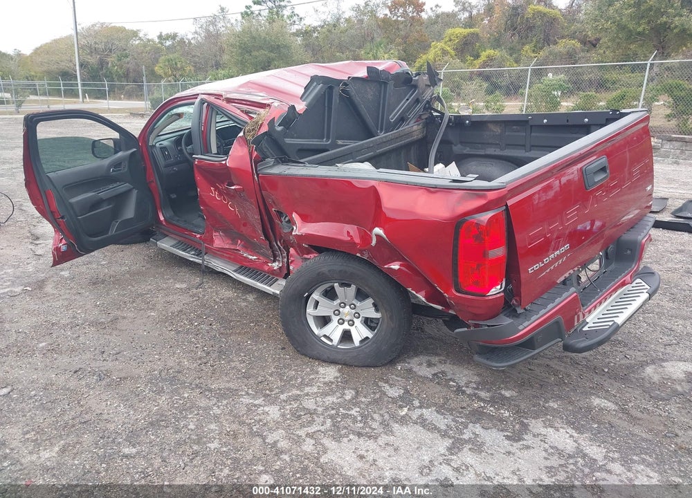2021 CHEVROLET COLORADO 2WD SHORT BOX LT VIN: 1GCGSCEN0M1276094