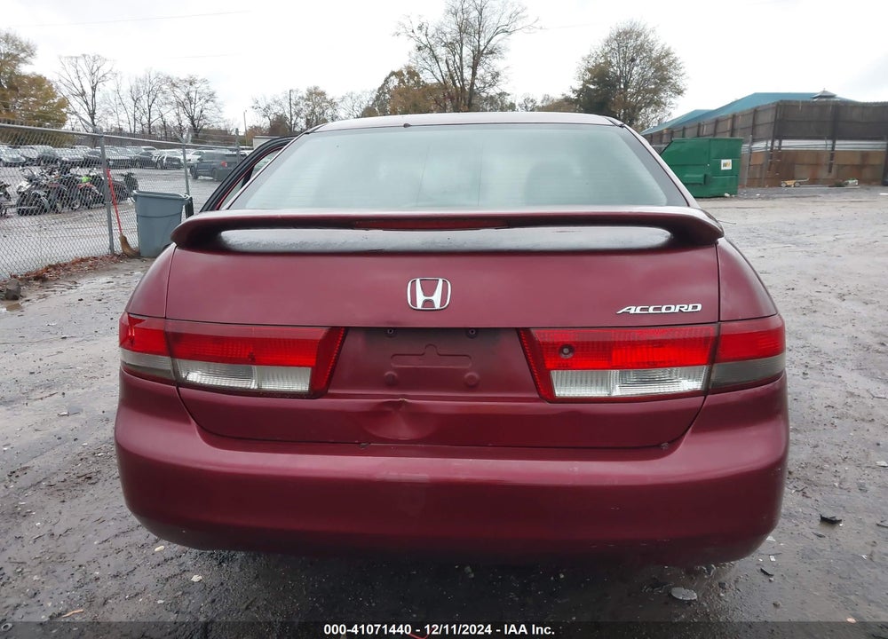 2003 HONDA ACCORD 2.4 EX VIN: 1HGCM56643A109569