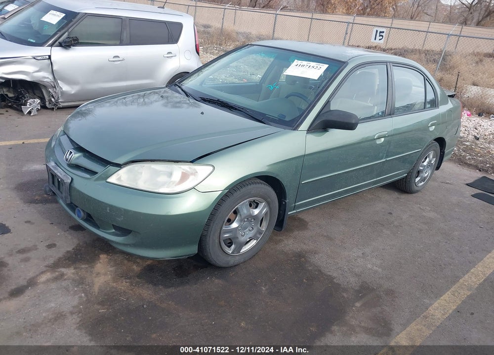 2004 HONDA CIVIC LX VIN: 2HGES15634H556048