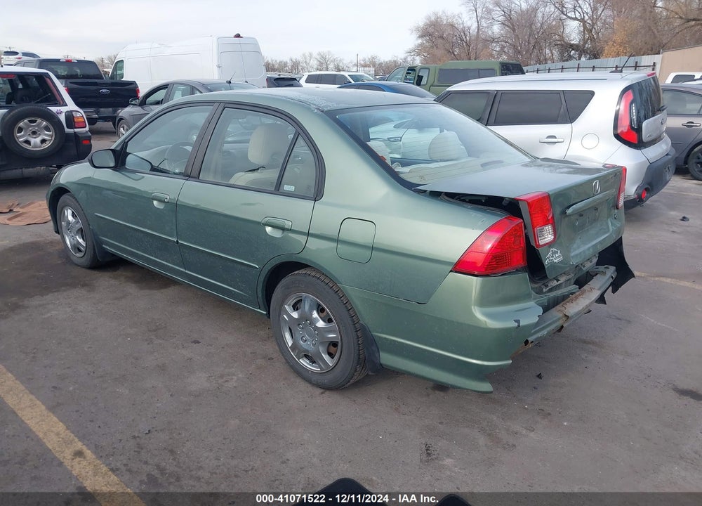 2004 HONDA CIVIC LX VIN: 2HGES15634H556048