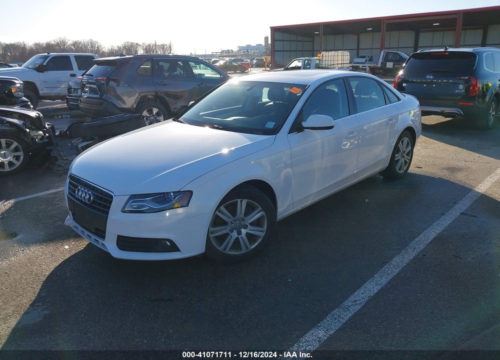 2012 AUDI A4 2.0T PREMIUM VIN: WAUBFAFL0CN006786