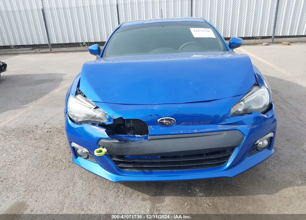 2014 SUBARU BRZ LIMITED VIN: JF1ZCAC14E9601946