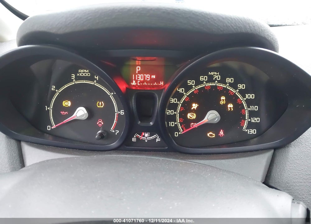 2013 FORD FIESTA VIN: 3FADP4AJ4DM162279