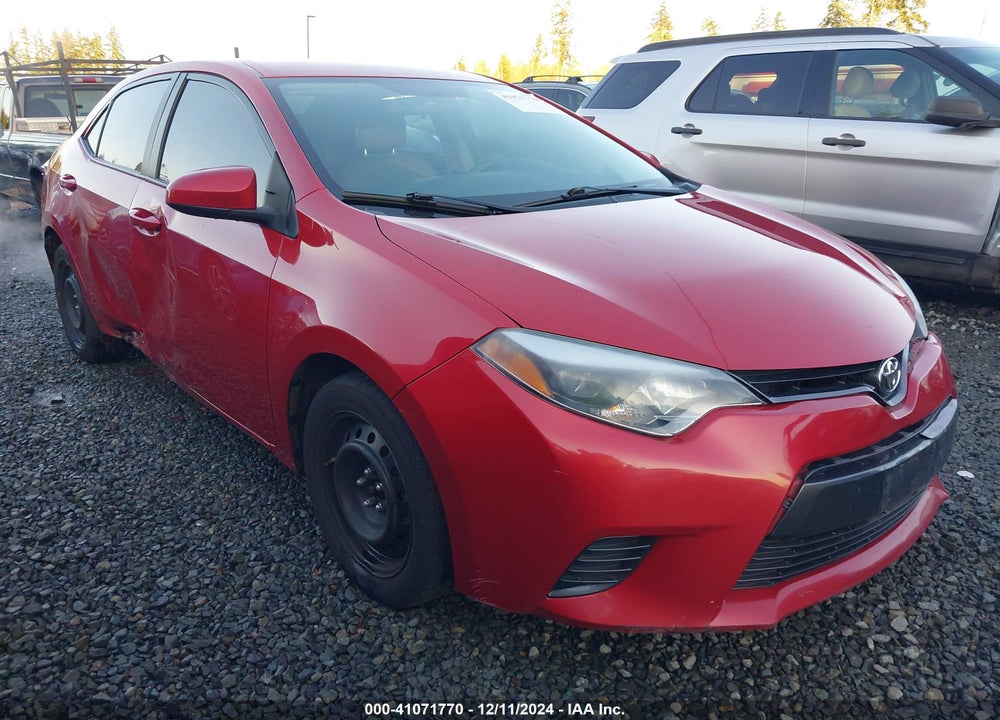 2016 TOYOTA COROLLA LE VIN: 2T1BURHE3GC688822